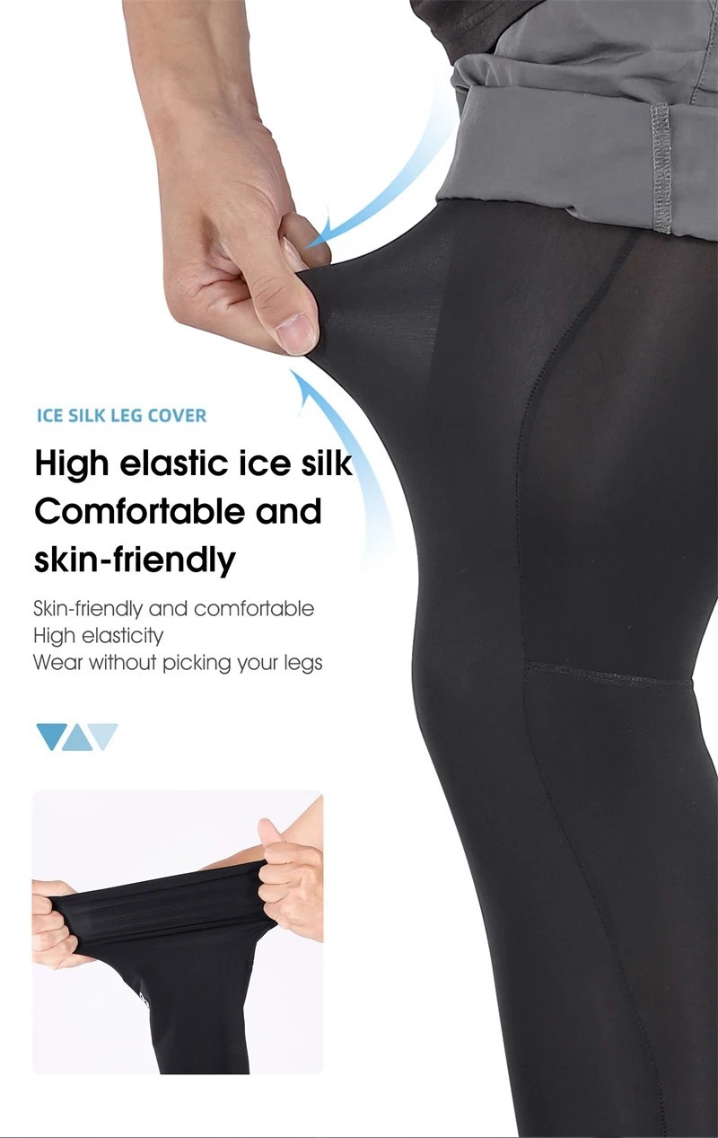 Compression Leg Sleeves UV Protection Sports Cycling Bike Gym Fitness Body Gift