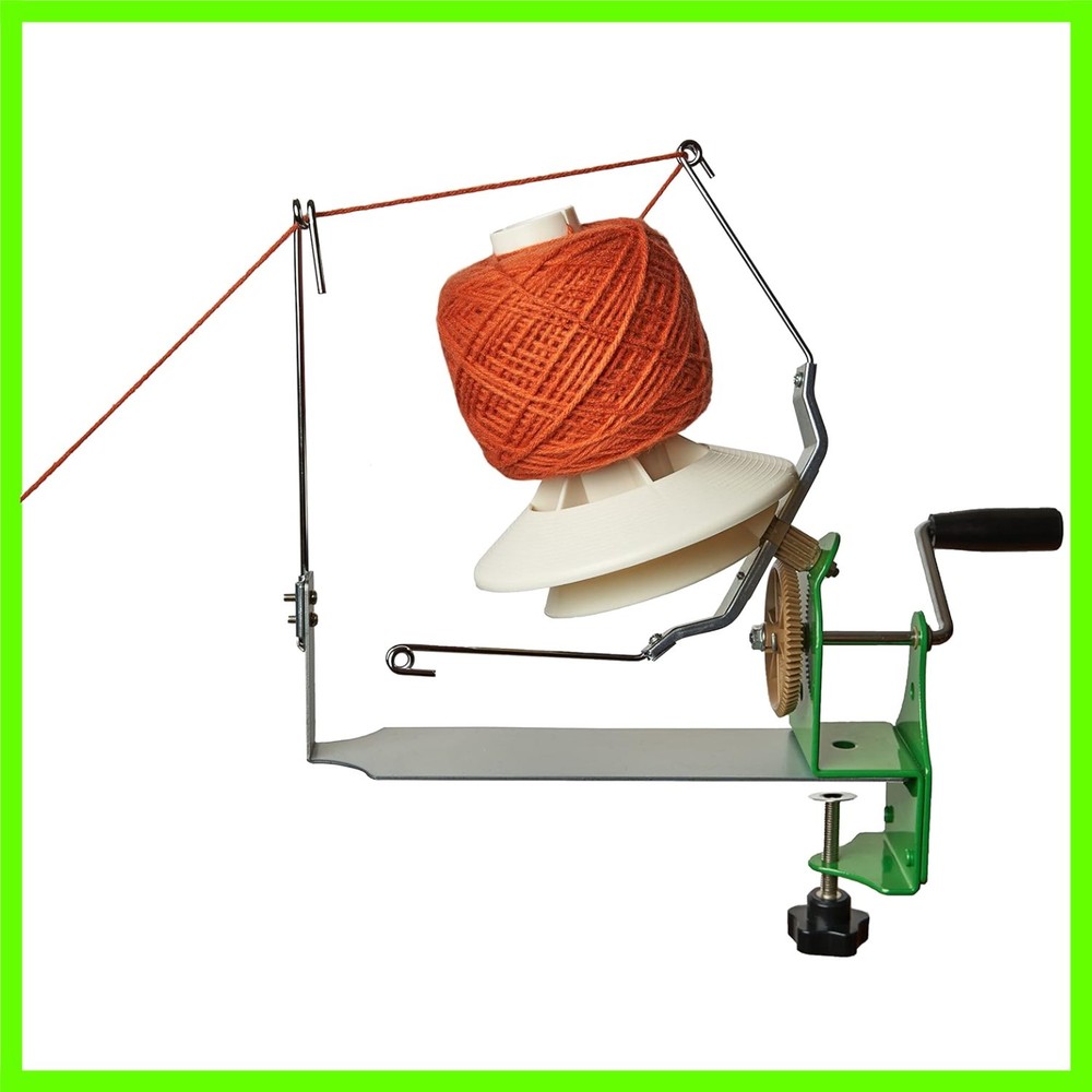 Effortless Yarn Winder for 180 Yard Projects - Durable Metal Construction