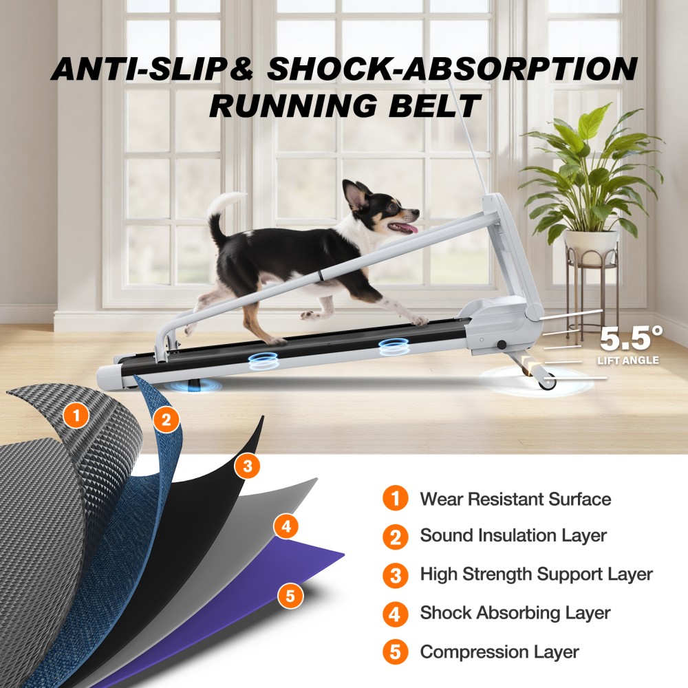 Quiet Smart Pet Treadmill W Adjustable Speed Perfect