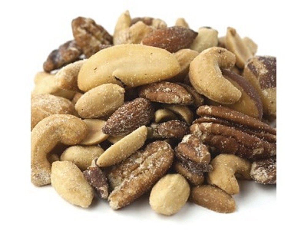 MIXED NUTS - Deluxe Mixed Nuts Roasted / Salted (With Peanuts) - Select Weight