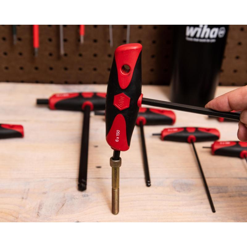 Wiha Tools 33496 8 Piece SoftGrip Hex Metric T-Handle Set