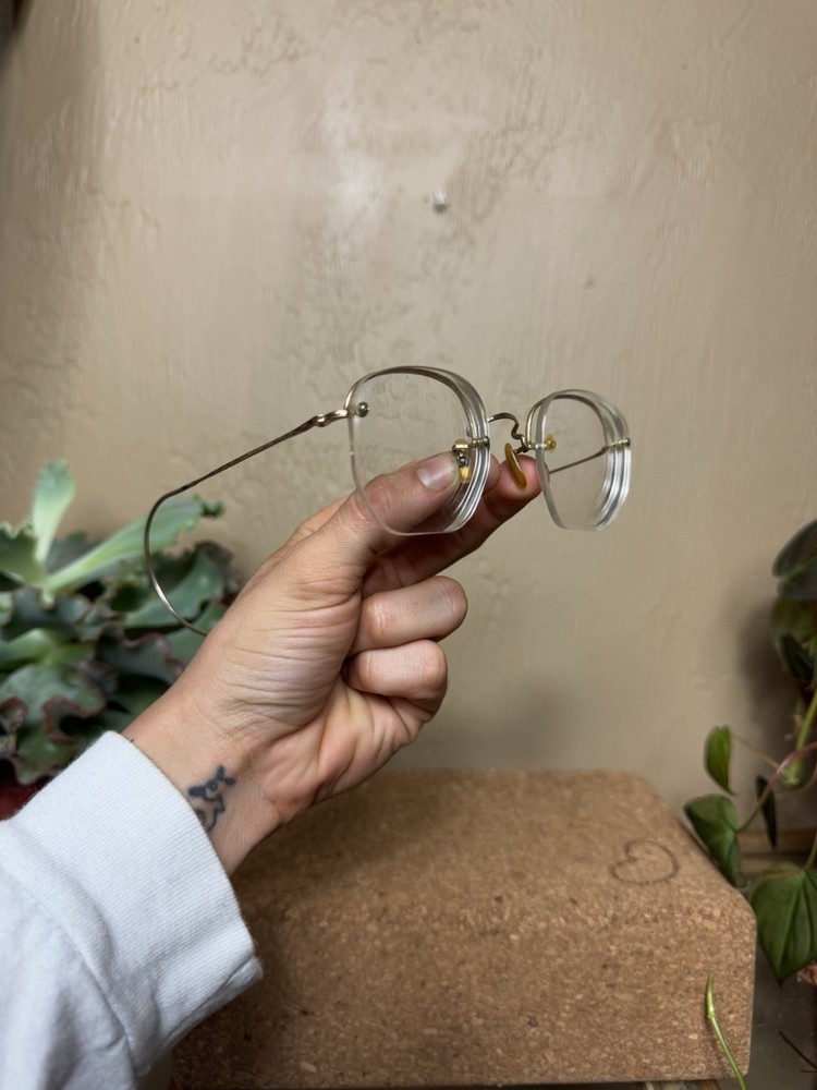 Vintage Wire Bifocals with Case