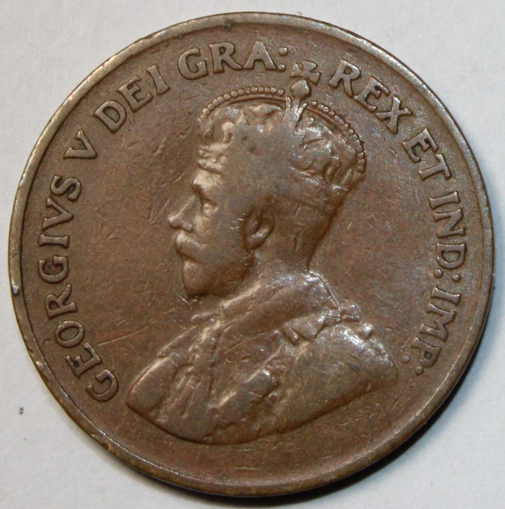 Canada 1926 Small Cent, Semi-Key Date KGV (C671)