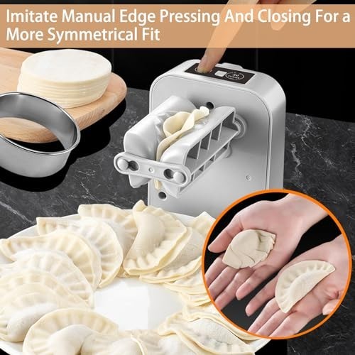 Automatic Electric Dumpling Maker Machine, Removable Empanada Press & Tools, Qui