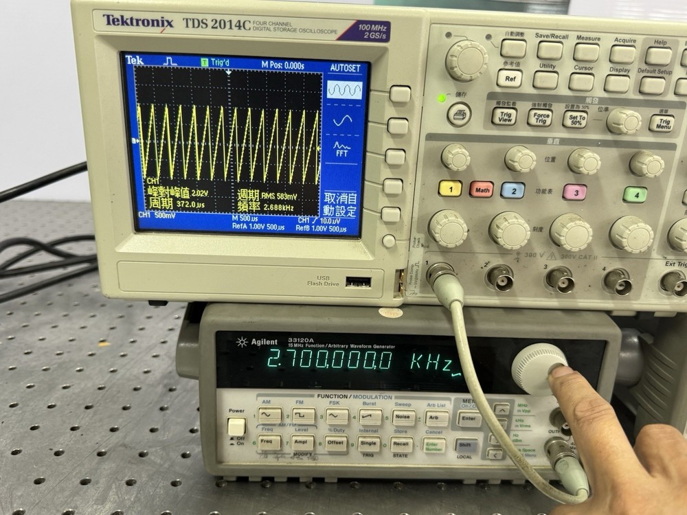 Agilent 33120A Function/Arbitrary Waveform Generator Tested Output AS-IS