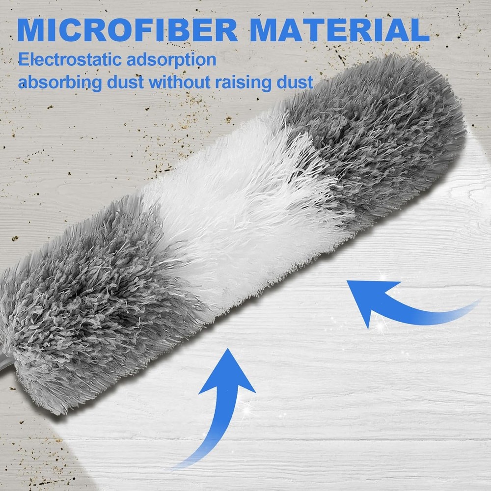 Dusters for Cleaning,Feather Duster with Extension Pole,Ceiling Fan Cleaner Dust