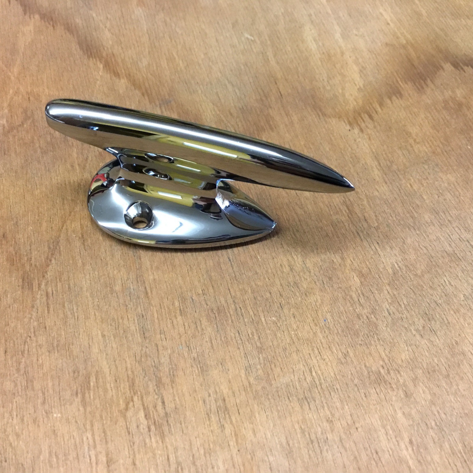 Boat Cleats Chrome Plated Brass 3”