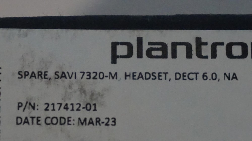 -=NEW=-POLY SAVI 7320-M REPLACEMENT WIRELESS DECT 6.0 ON-EAR HEADSET 217412-01