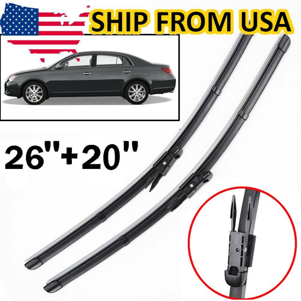 2Pcs/Set Front Windshield Wiper Blades For Toyota Avalon XX30 2005-2012 26" 20"