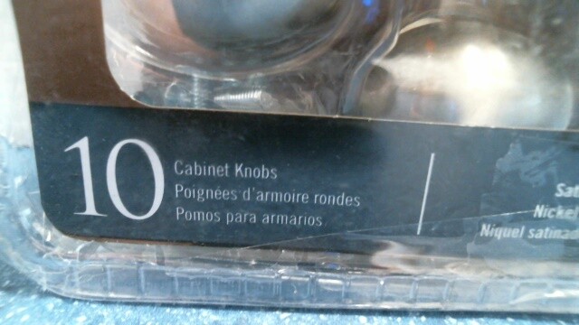 Amerock 10 Cabinet Knobs Satin Nickel (1887673) FS