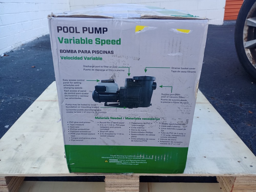 STAR 1.5 HP Programmable Variable Speed Pool Pump (Energy Star) STPP15VS