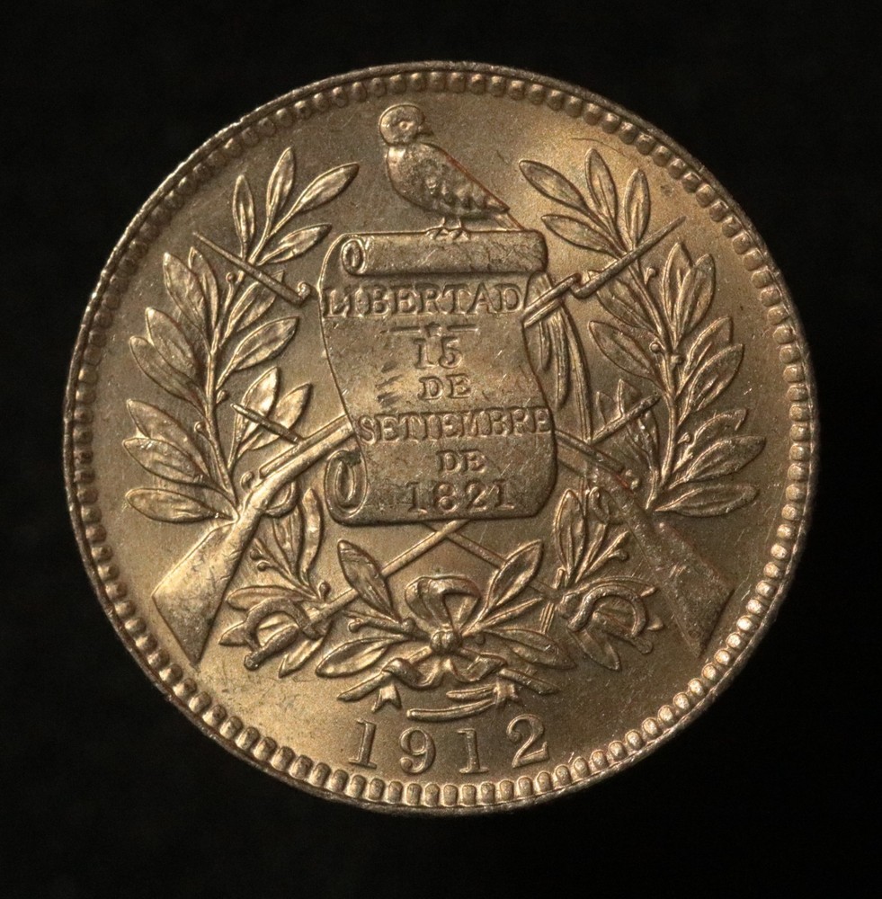 Guatemala 1912 1 Real - UNC WOW