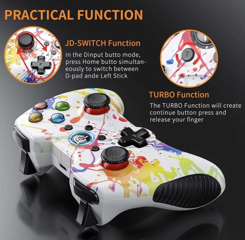 EasySMX KC8236 Wireless Gaming Controller for Multiple Systems - See Discription