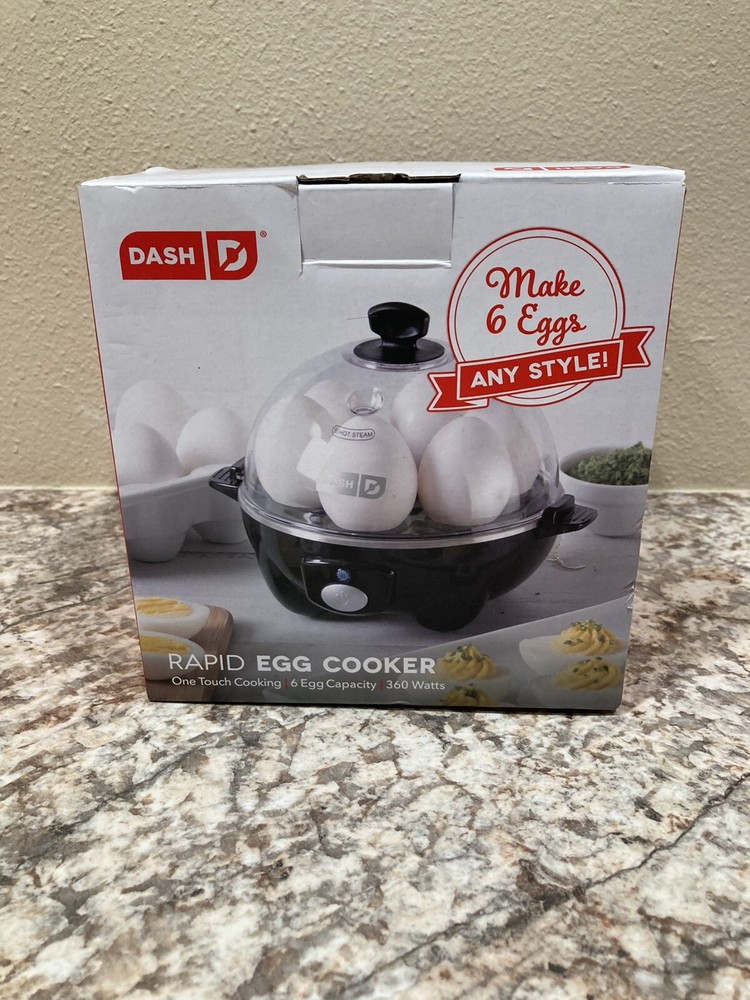 DASH Rapid Egg Cooker: 6 Egg Capacity Electric Egg Cooker for Hard Boiled Eggs,