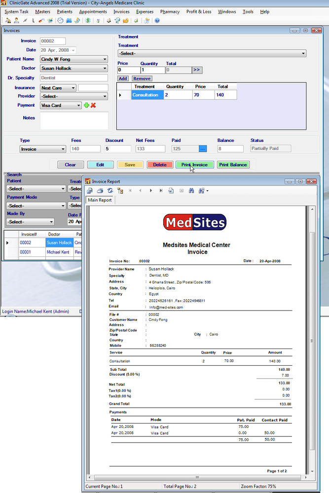 Medical Billing software - ClinicGate