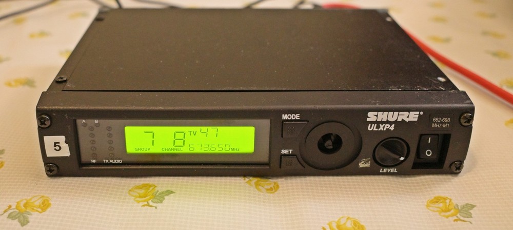 Shure ULXP4 Wireless Receiver 662-698 MHz M1