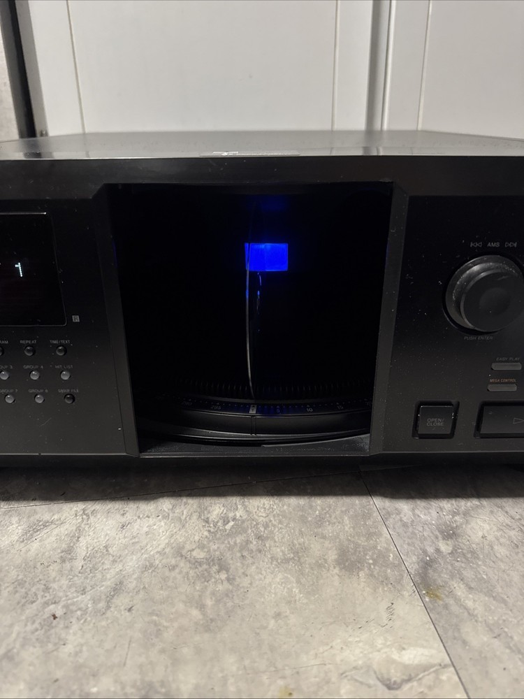 Sony CDP-CX335 CD Changer Tested Working No Remote Read!