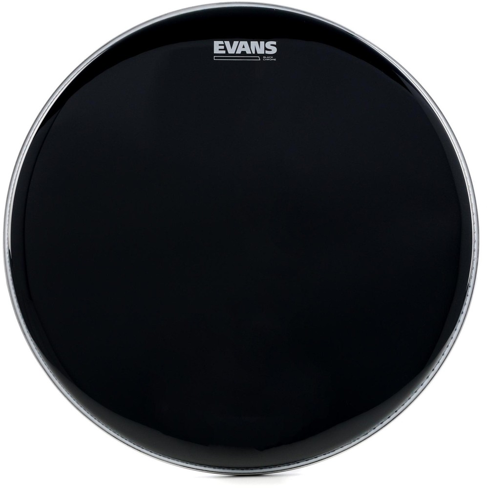 Evans Black Chrome Tom Batter Head - 18 inch (2-pack) Bundle