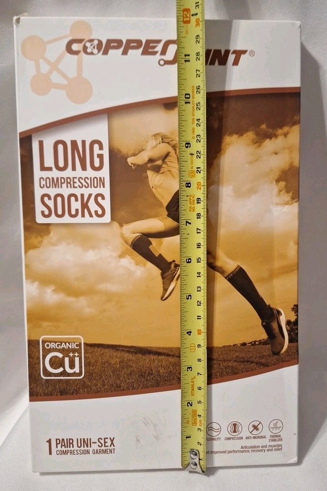 CopperJoint Long Compression Socks - Copper-Infused Comfortable & Durable (4XL)