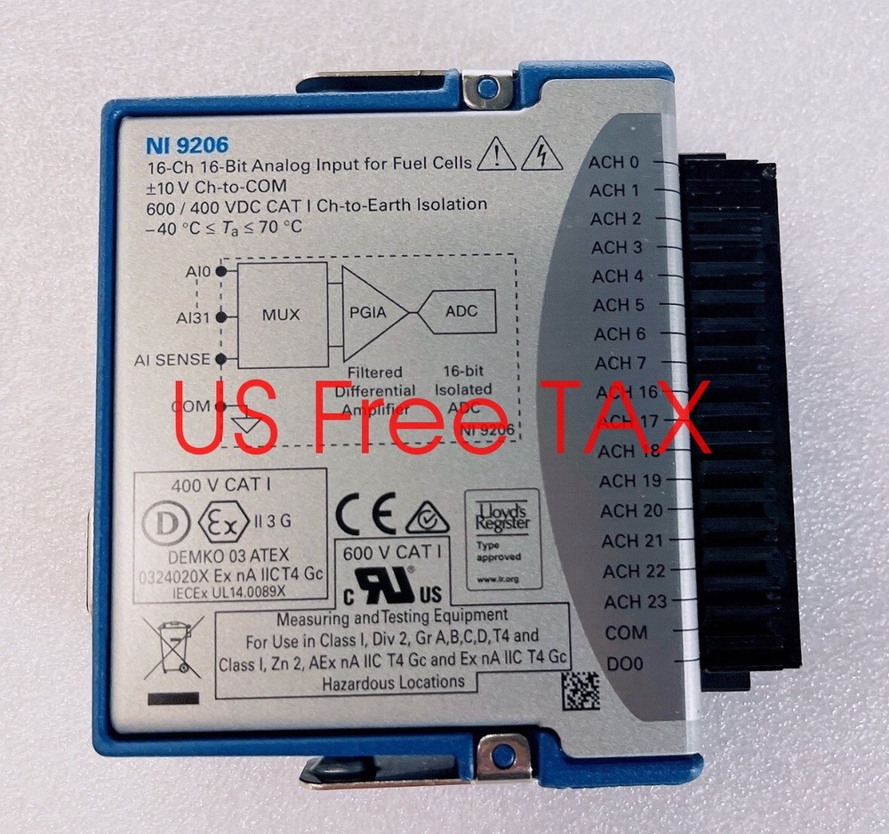 National Instruments NI 9206 cDAQ Module Functionally intact