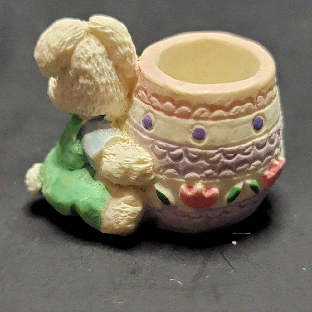 Easter Resin Miniature Tea Set Not Complete