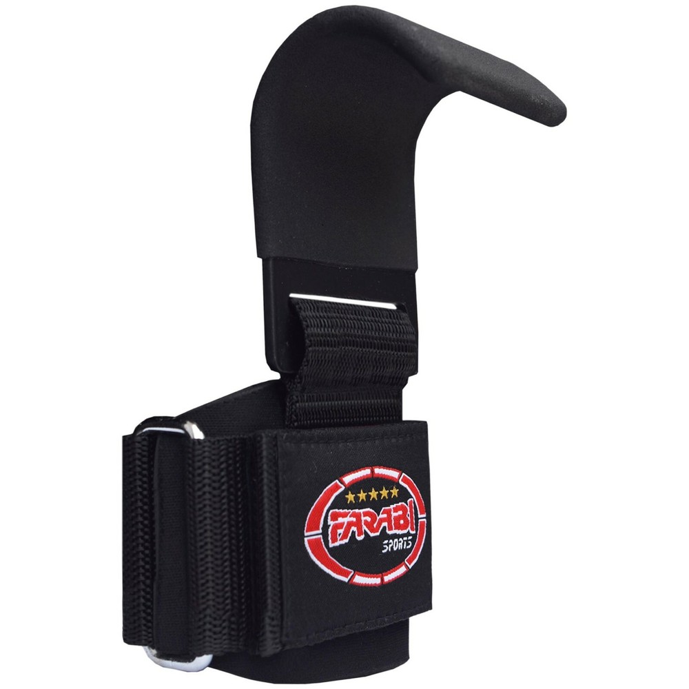 Farabi Pull up Bar Straps Wrist Support Weight Lifting Gym Hook Exercise
