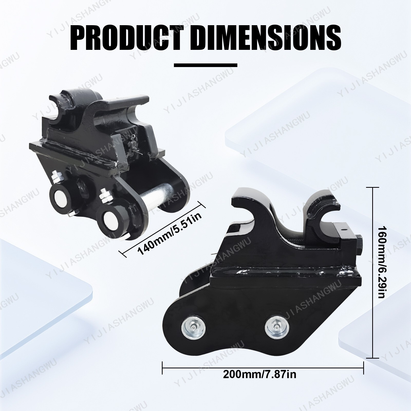 Attachment Quick Hitch Coupler Attachments for TYPHON Mini Excavators Excavator