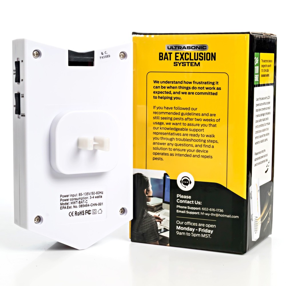 Ultrasonic Bat Exclusion System - Advanced Bat Repelling System