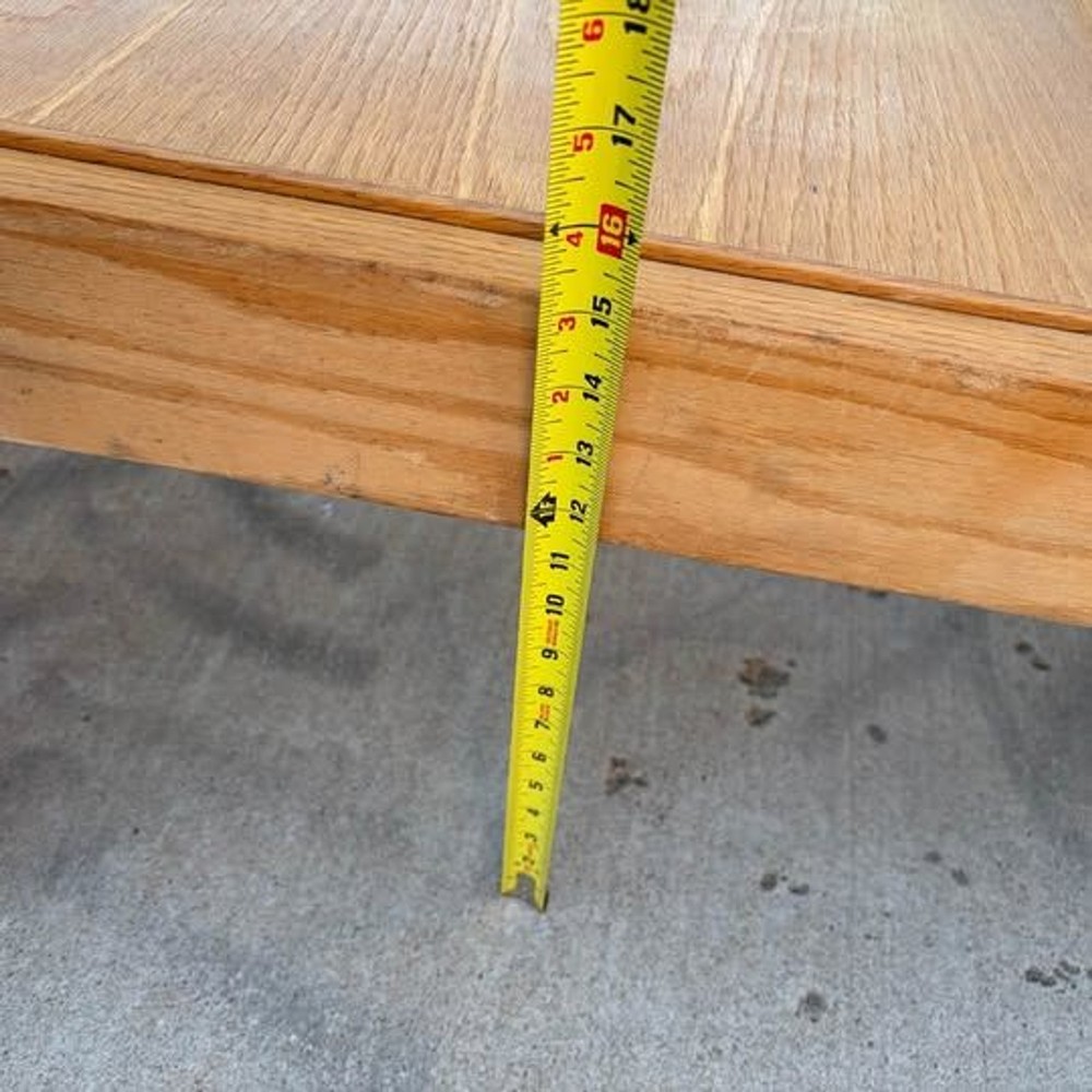 Modern light solid wood bench. Heavy. Large 70x24x16