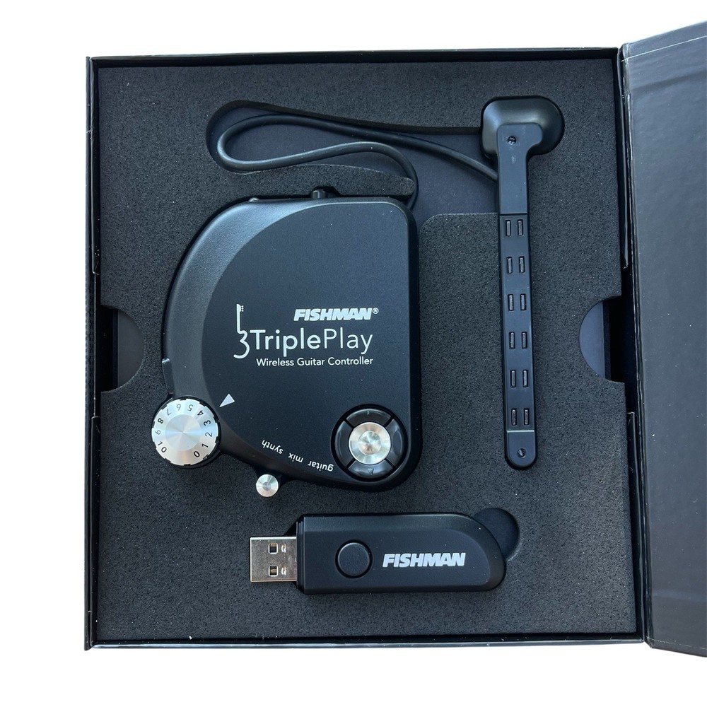 Fishman TriplePlay Wireless MIDI Guitar Controller Black