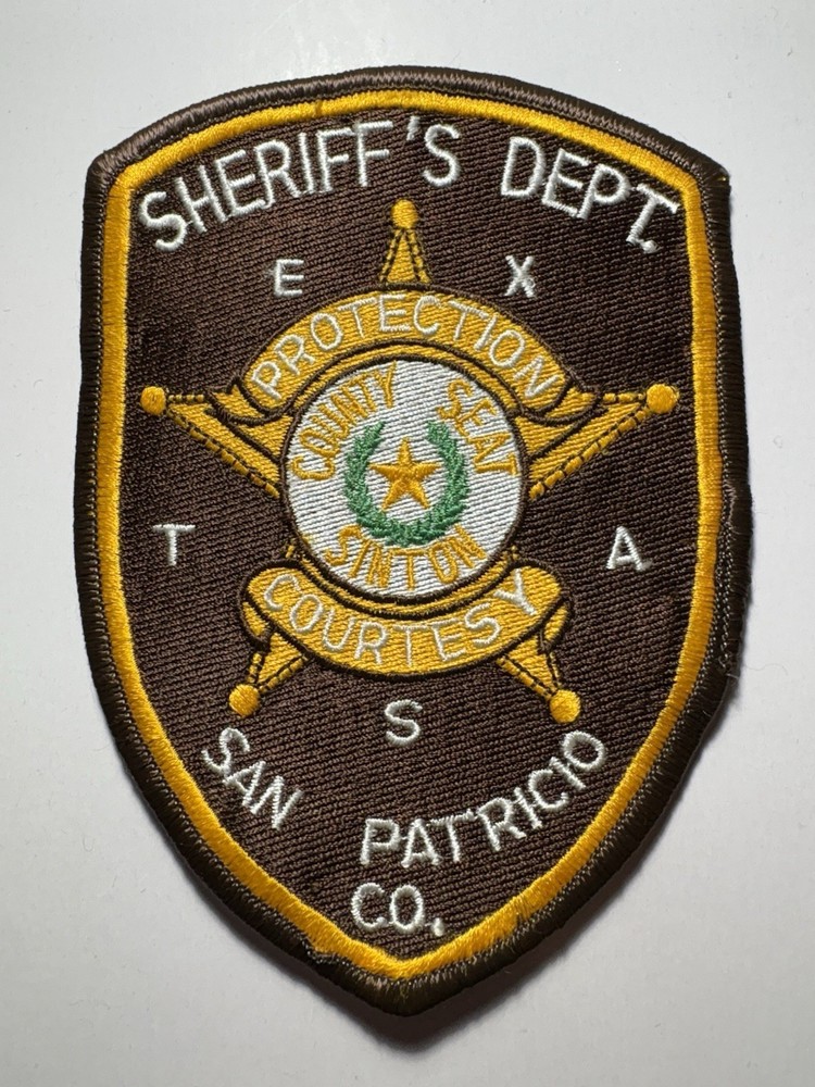San Patricio County Texas Sheriff Patch