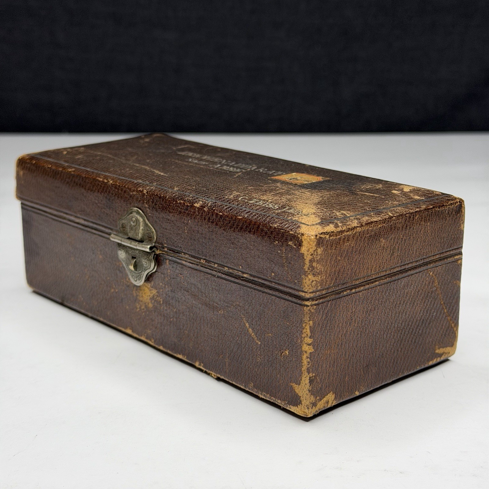 Vintage Carl Zeiss Jena Microscope Camera Lucida Abbe's Drawing w/Case