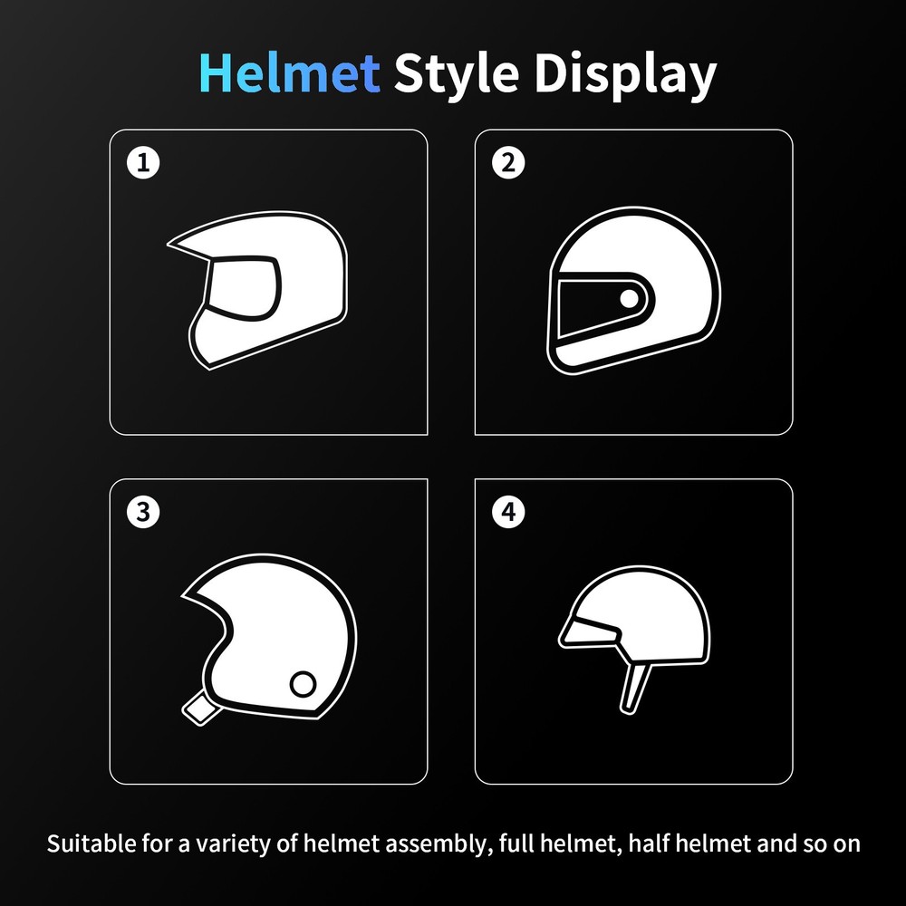FOD FX-S motorcycle helmet Bluetooth headset intercom intercom headphones de