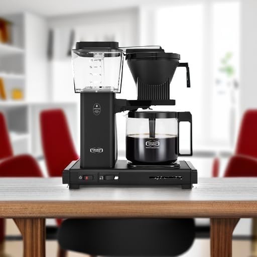 Effortless Brewing with Moccamaster 40 oz Drip Coffee Maker - Quiet & Automatic