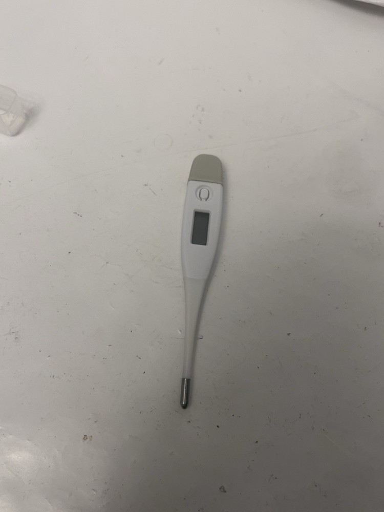 White battery powered thermometer made in China