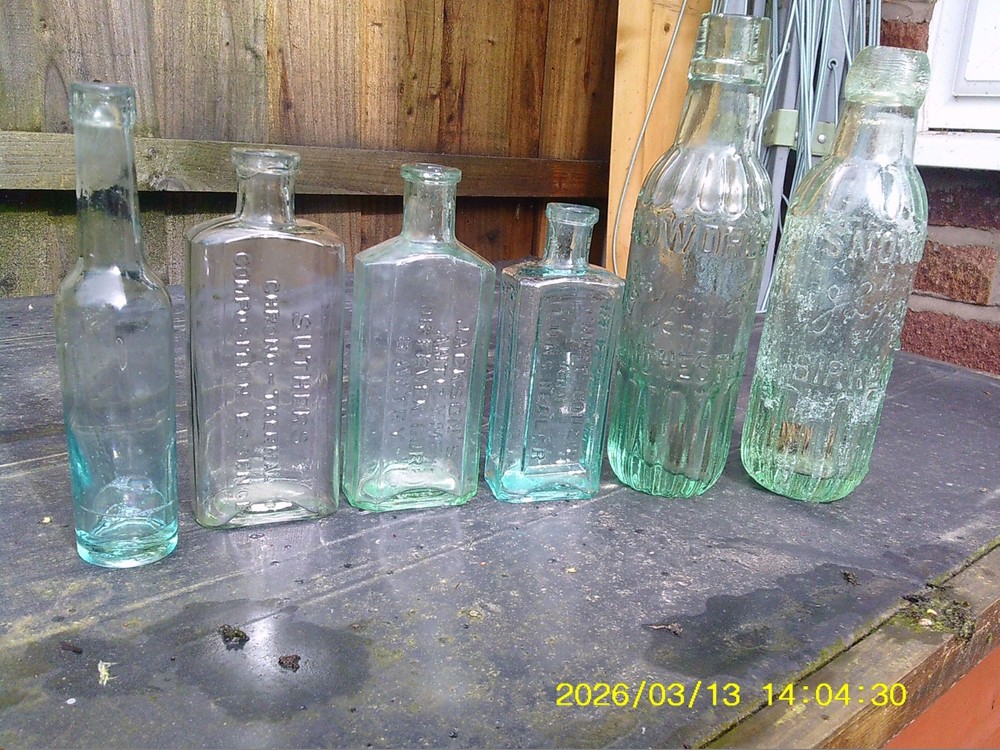 vintage glass bottles