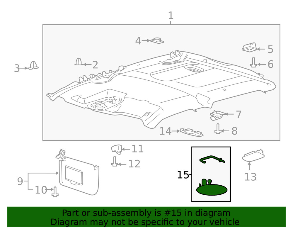 Genuine Ford Speaker Grille ML3Z-18978-AC