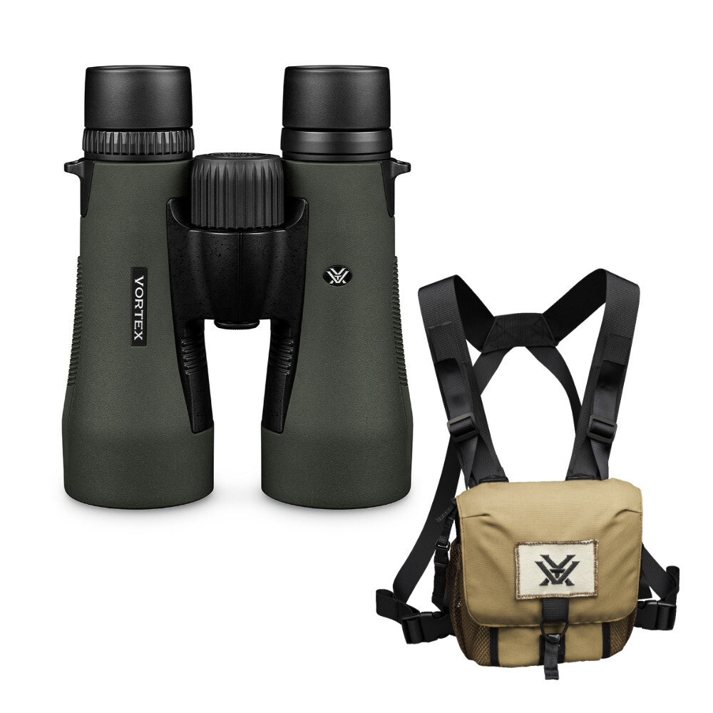 Vortex 10x50 Diamondback HD Roof Prism Binoculars w/Floating Strap & Vortex Hat