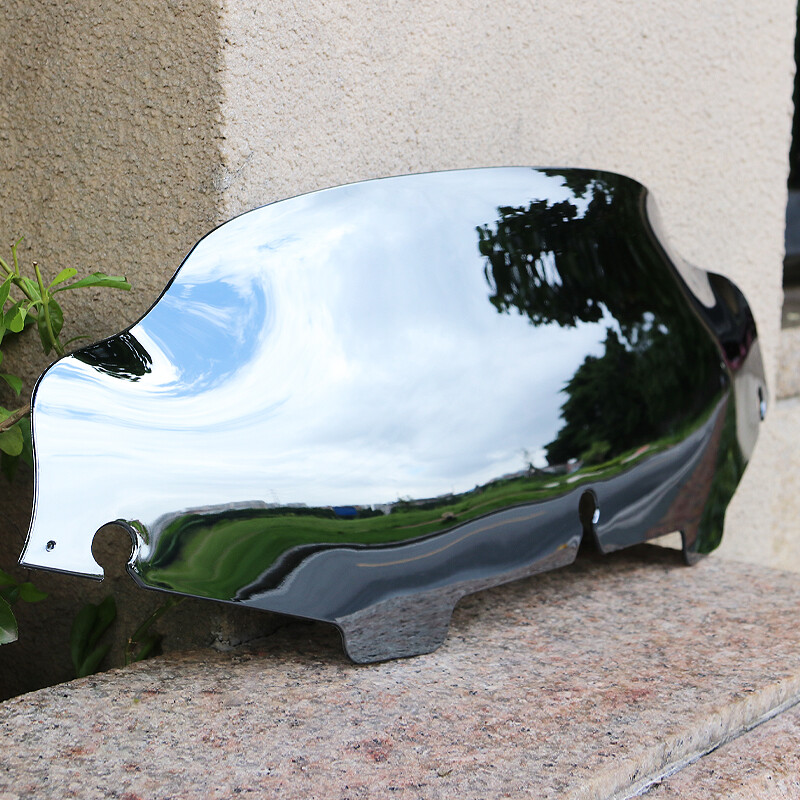6" Chrome Windshield Windscreen For Harley Electra Street Glide 1996-2013
