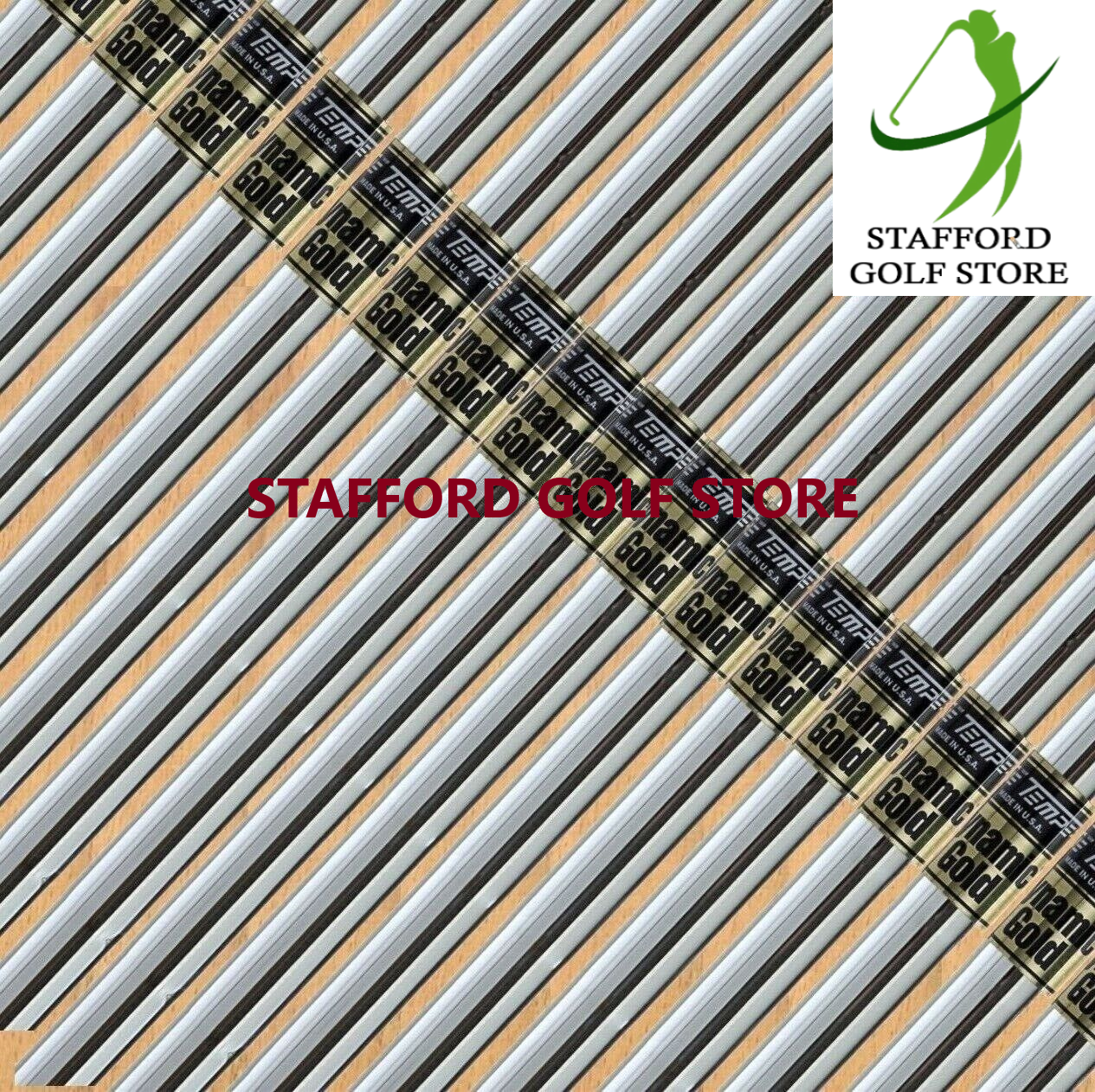 True Temper Dynamic Gold .355" Taper Tip Steel Iron Golf Shaft Set - Choose Flex