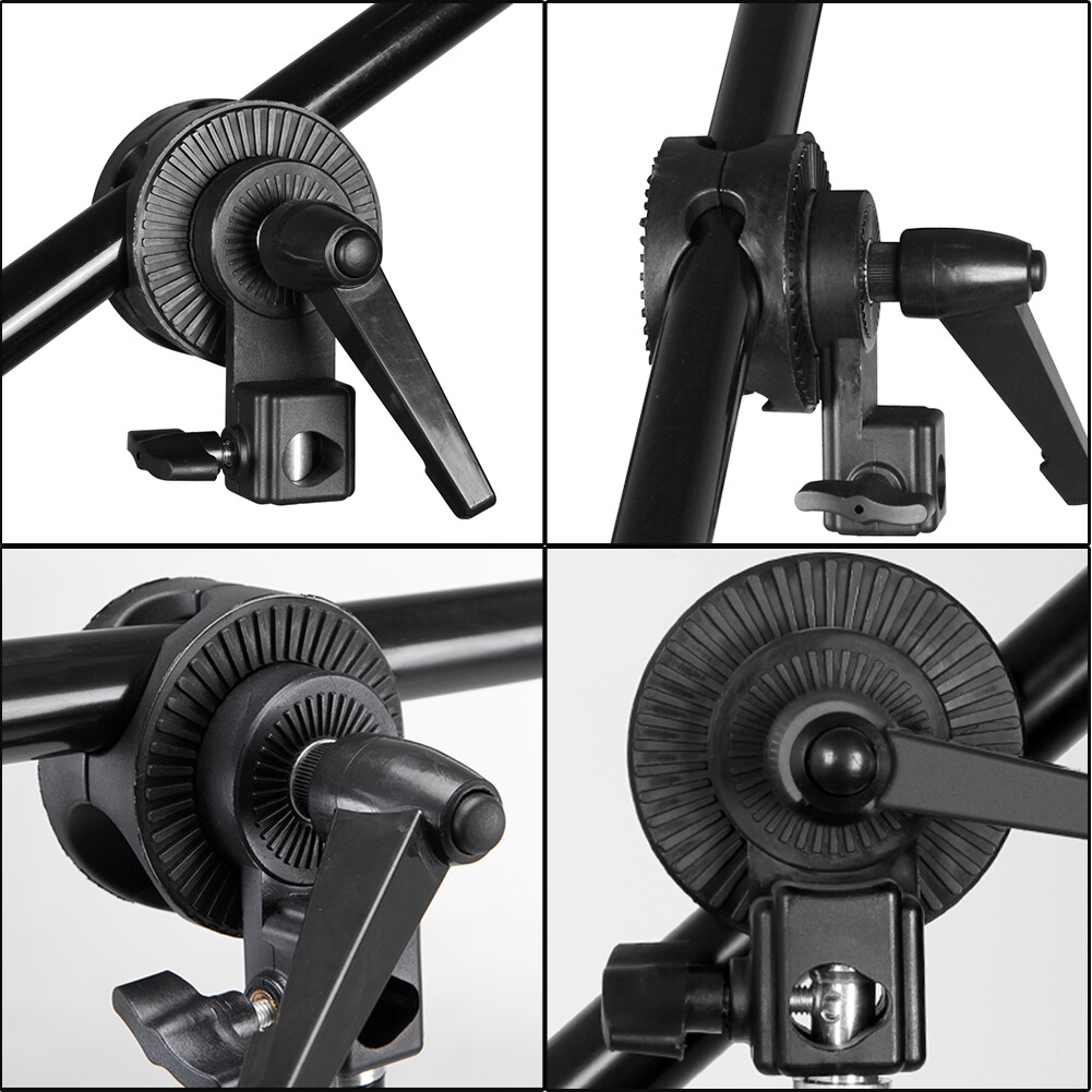 US 174cm Reflector Holder Crossbar PRO Studio Swivel Head Reflector Disc Arm