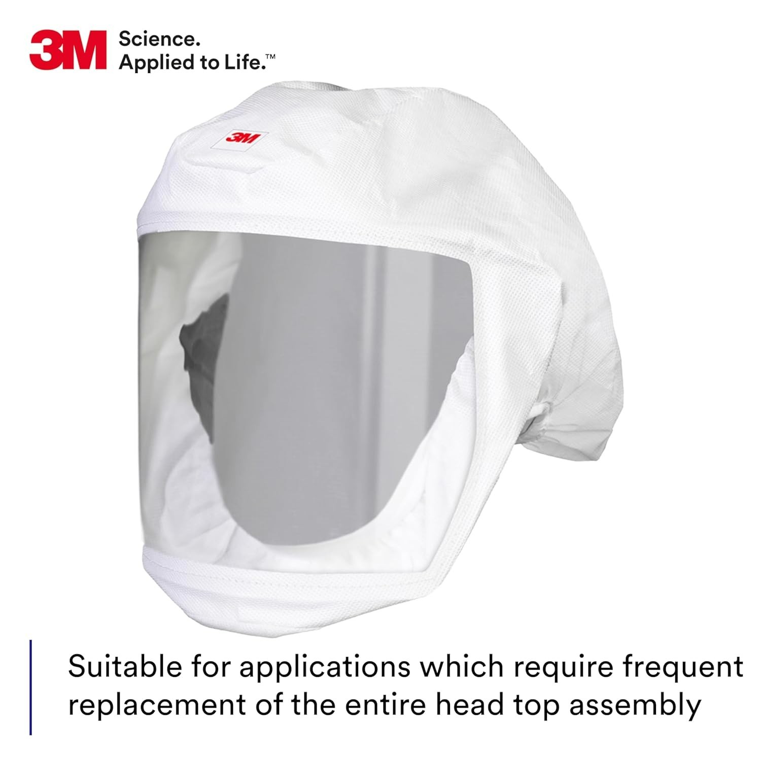 3M S-133L-5 Versaflo Headcover with Integrated Head Suspension, Medium/5