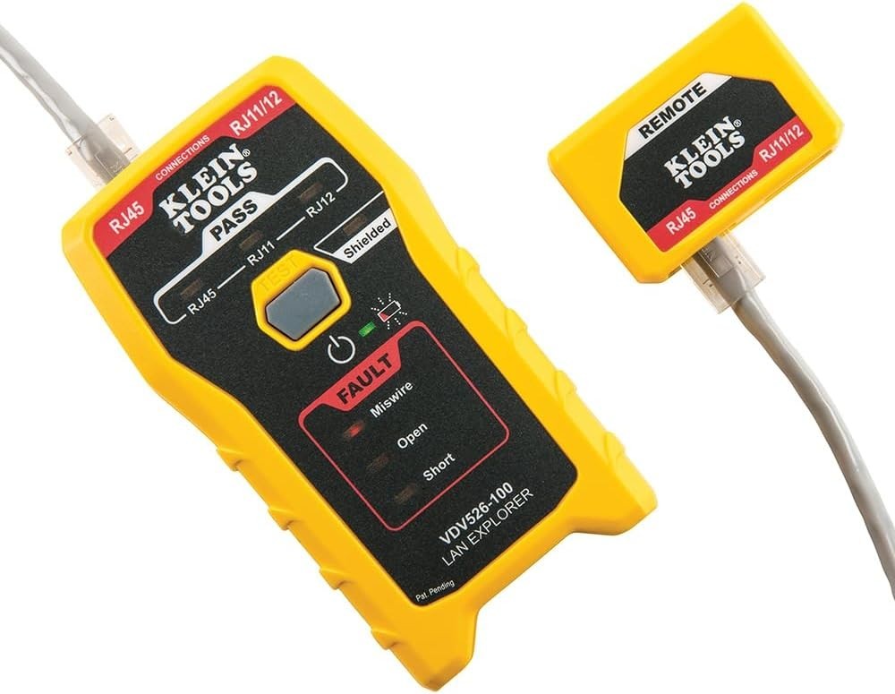 Klein Tools LAN Cable Tester with Battery Indicator