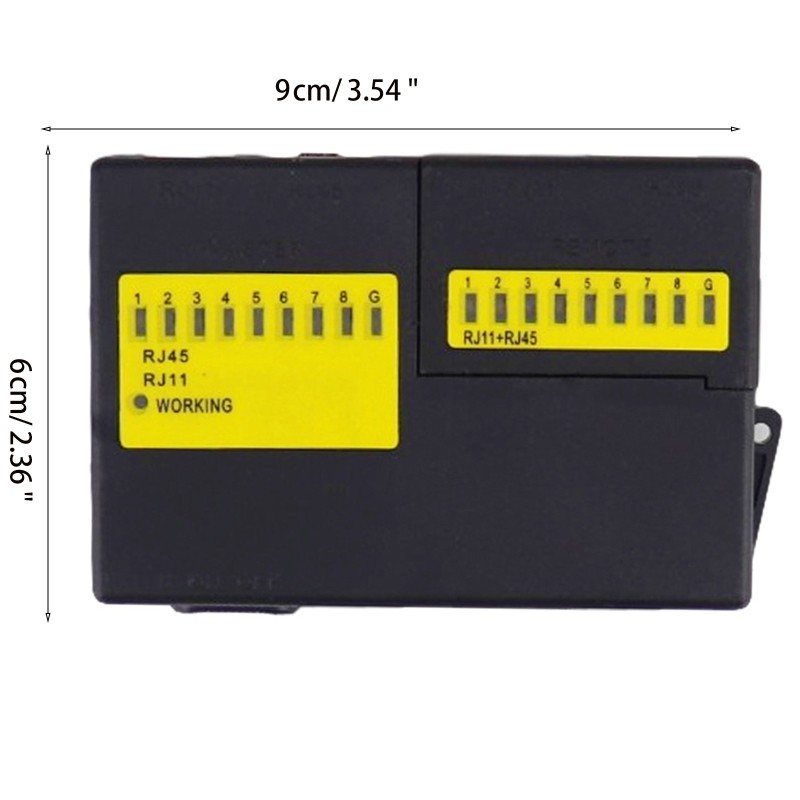 RJ45 Cable Tester Lan RJ45 CAT5 LAN Cable Tester Networking Tool