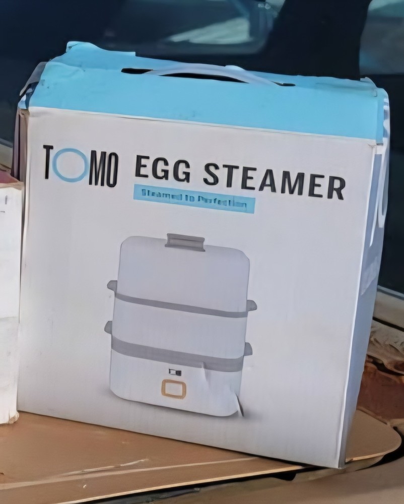 Tomo Egg Steamer 12-Egg Capacity - Compact Egg Cooker