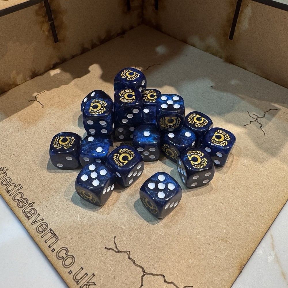 Warhammer 40K - Ultramarines Dice Set - 20pcs