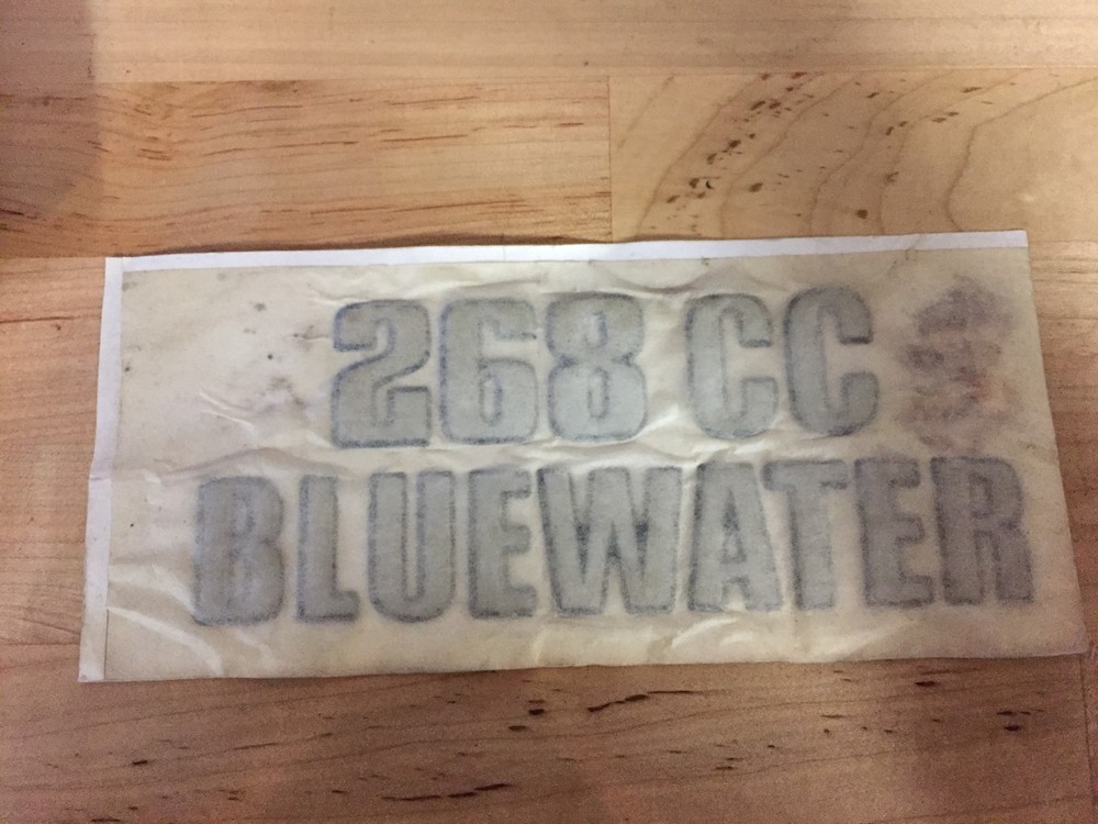 Key West Boats Domed 268CC Bluewater Decal (Single)