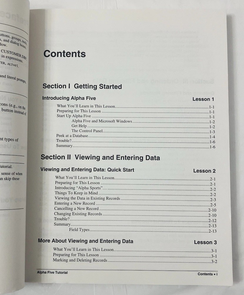 Alpha Five For Windows Manuals Set (4) User Guide Tutorial Xbasic Reference 1994