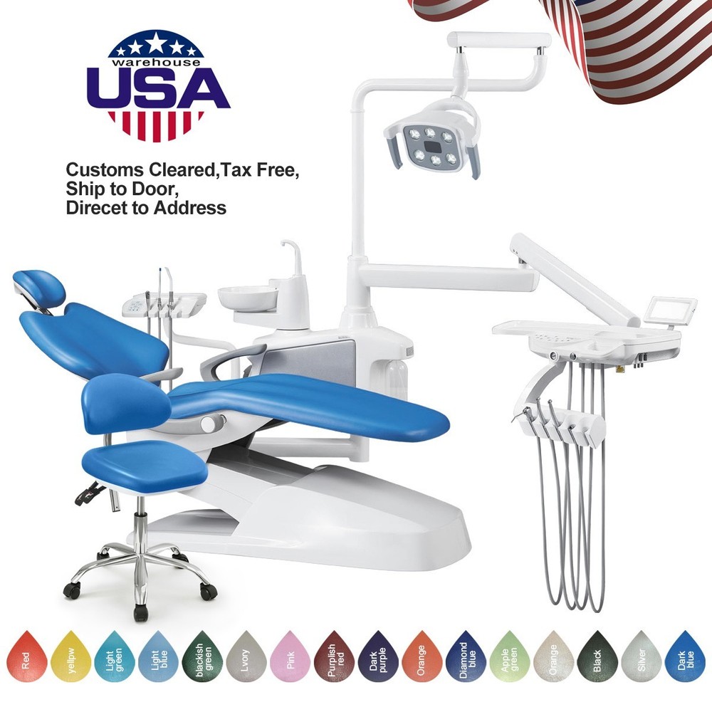 Dental Unit Chair Computer Controlled DC Motor/Portable Mobile Delivery Unit