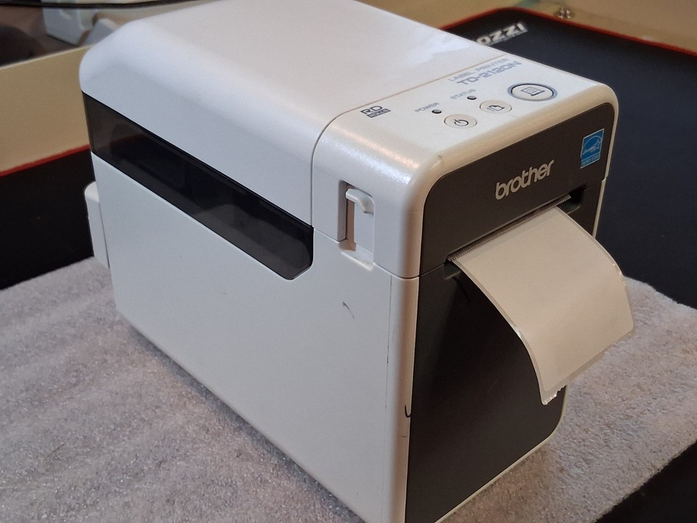Brother TD-2120 Direct Thermal Printer Desktop Label Printer NO/AC Adapter